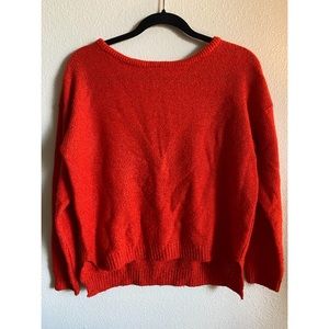 Orange Zara Knit Sweater size medium